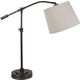 Crestview Collection Healy Bronze/Natural Articulating Task Lamp-0