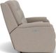 Flexsteel® Arlo Silver Fossil Power Reclining Loveseat with Console and Power Headrests-2