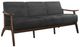 Homelegance® Carlson Dark Gray/Dark Walnut Sofa-0