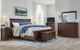 A-America® Westlake Cherry Brown California King Panel Bed-1
