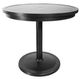 CabanaCoast® Customizable Monaco Aluminum 48" Outdoor Round Pedestal Balcony Table-0