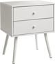 Monarch Specialties Inc. White End Table -0