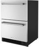 KitchenAid® 4.29 Cu. Ft. Panel Ready Undercounter Double Drawer Refrigerator/Freezer-2