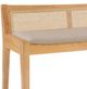 Powell® Beaux Beige/Natural Bench-1