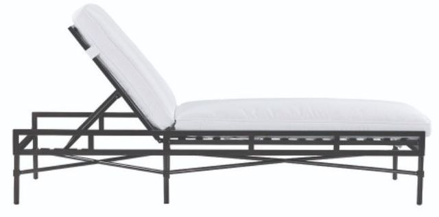Lane Venture® Langham Dark Bronze/White Adjustable Chaise-2
