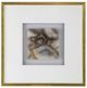 A & B Home Remi Gold/Light Gray Shadow Box Wall Art-1