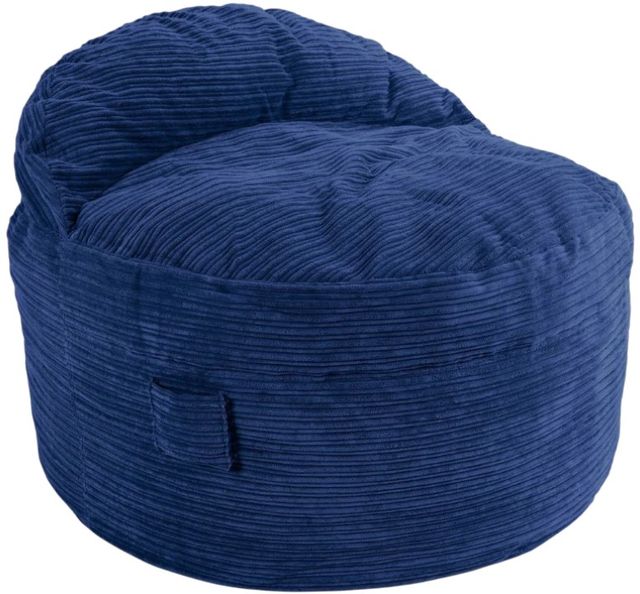 CordaRoy's® Nest Navy Terry Corduroy Full Adult Bean Bag Chair-0
