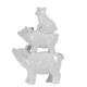 A & B Home Glossy White Pig-3