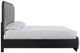 Signature Design by Ashley® Rowanbeck Black/Gray Queen Upholstered Panel Bed-3