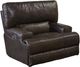 iAmerica Roberto Chocolate Power Recliner with Power Headrest and Lumbar Lay Flat-0