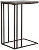 Uttermost® Theodore Titanium Accent Table with Dark Bronze Base-0
