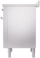 Ilve® Nostalgie II Series 36" Stainless Steel Pro Style Induction Range-3