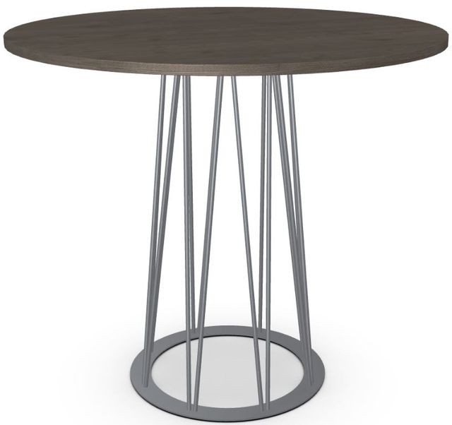 Amisco Customizable Calypso Thermo Fused Laminate Bar Table with 48" Tabletop-4
