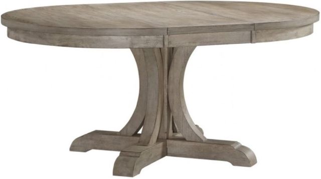 Winners Only® Xena Gray Pedestal 66" Dining Table-0