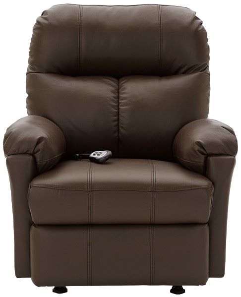 Best® Home Furnishings Customizable Picot Leather Power Space Saver® Recliner-2