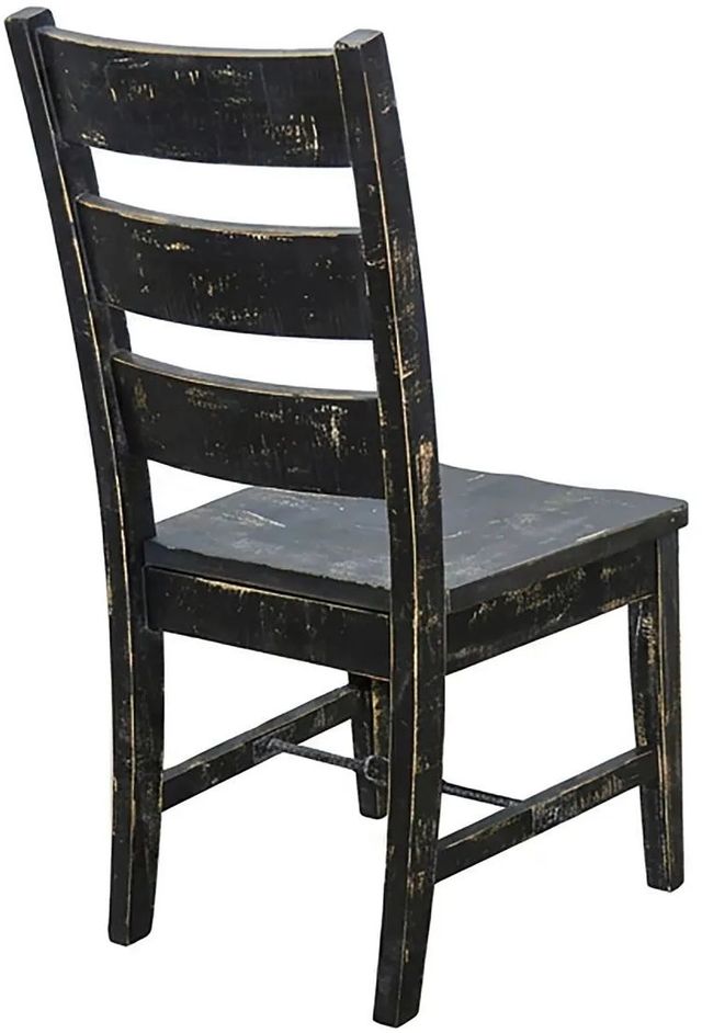 Sunny Designs™ Marina Black Sand Ladderback Chair with Turnbuckle-3