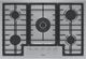Bosch® 800 Series 30" Stainless Steel Natural Gas Cooktop-0