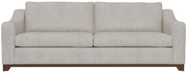 International Furniture Direct Natural Parota Ivory 95" Sofa-2