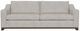 International Furniture Direct Natural Parota Ivory 95" Sofa-2