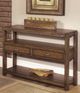 Null Furniture 1017 Umber Sofa/Media Table-0