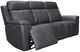 Flexsteel® Amelia Charcoal Power Reclining Sofa with Power Headrest and Lumbar-4