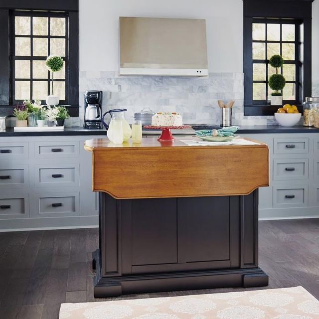 homestyles® Americana Black Kitchen Island-4
