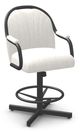 Chromcraft Customizable Bridges Swivel Tilt Counter Height Dining Stool-4