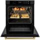 ZLINE Autograph Edition Professional 30" Black Stainless Steel Single Electric Wall Oven-2