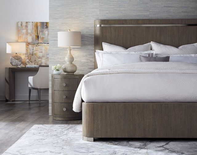 Hooker® Furniture Modern Mood Mink Round Nightstand-1