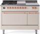 Ilve® Nostalgie II Series 48" Antique White Pro Style Dual Fuel Range-0
