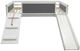 Donco Kids Art & Play Dark Gray/White Wash Junior Twin Low Loft-2
