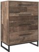 Signature Design by Ashley® Neilsville 5-Piece Multi Gray Queen Panel Platform Bed Set-3