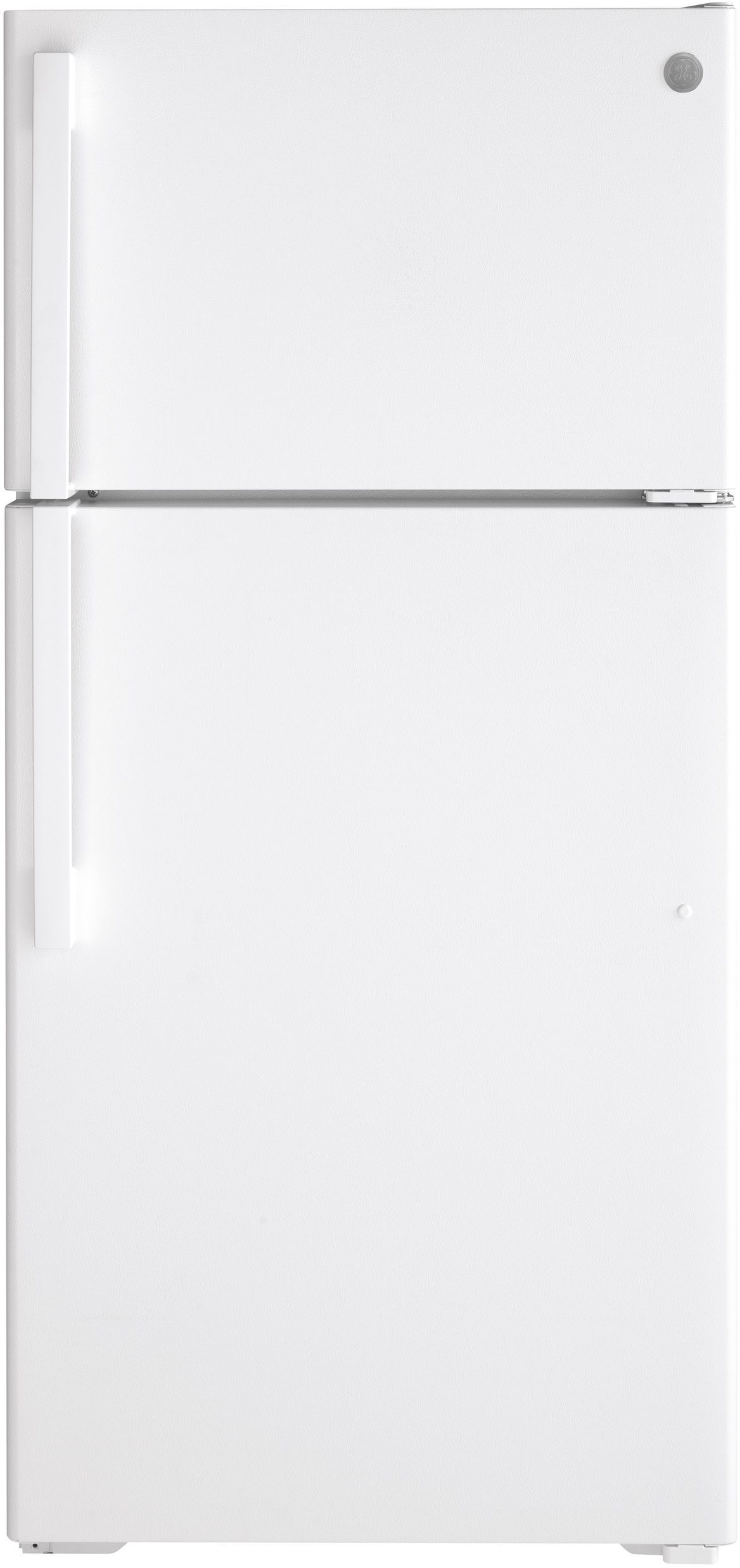 GE® 28 in. 15.6 Cu. Ft. White Top Freezer Refrigerator
