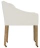 Robin Bruce Customizable Odessa Dining Arm Chair with Casters-2