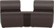 American Leather® Customizable Waverly 3-Piece Leather Curved Sectional-1