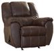 Signature Design by Ashley® McGann Walnut Manual Rocker Recliner-1
