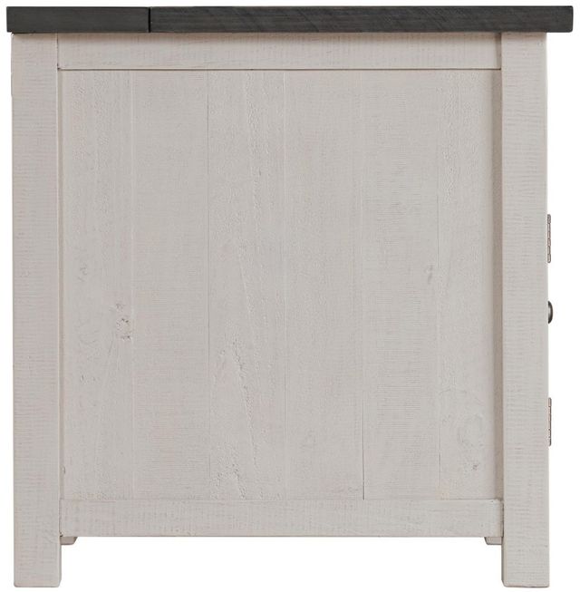 Martin Svensson Monterey Gray Chairside Table with White Base-3