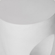 Moe's Home Collection Aylard Cream White Fiberstone Outdoor Stool-3