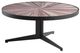 Armen Living Beka 2-Piece Maroon Top Coffee Table Set with Black Base-3