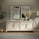Jofran Inc. Gramercy Gray Wash 4-Door Accent Cabinet-1