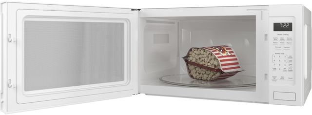GE Profile™ 2.2 Cu. Ft. White Countertop Sensor Microwave-2