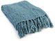 Surya Tobias Teal 51"x71" Throw Blanket-1