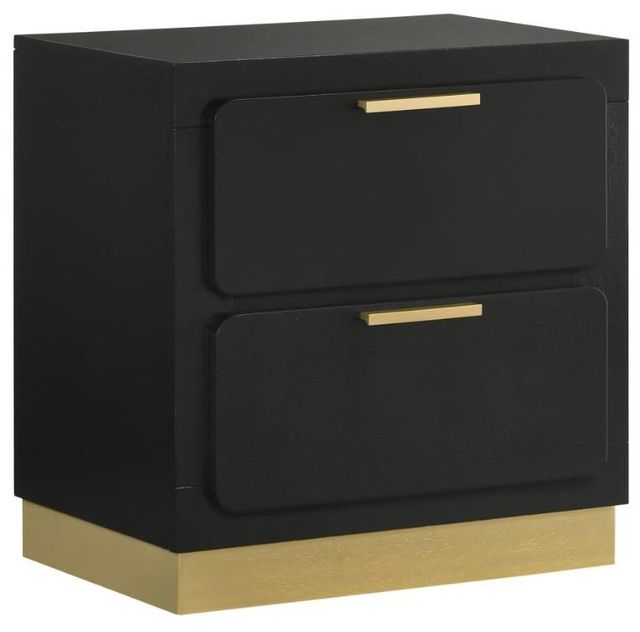 Coaster® Caraway 5-Piece Black Eastern King Bedroom Set-3