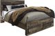 Benchcraft® Derekson 4-Piece Multi Gray Queen Panel Storage Bed Set-1