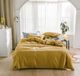 Livia Nature Mustard Queen Duvet Set-0