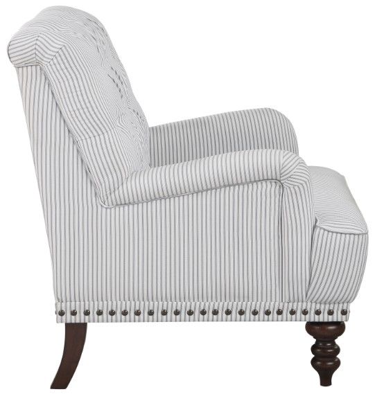 Homelegance® Holland Park Gray/White Accent Chair-3