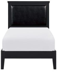 Mazin Furniture Seabright Black Twin Bed-0