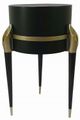 A & B Home Black Round Planter Table-1