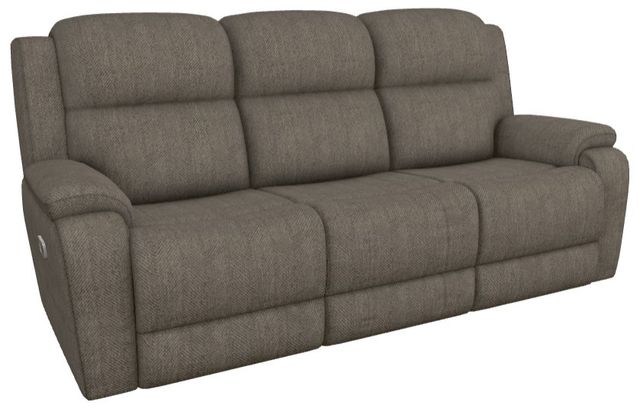 La-Z-Boy® Dorian Cocoa Power Reclining Sofa with Headrest-0