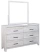 New Classic® Home Furnishings Biscayne Driftwood Dresser and Mirror-0